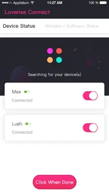 Lovense Connect android App screenshot 1